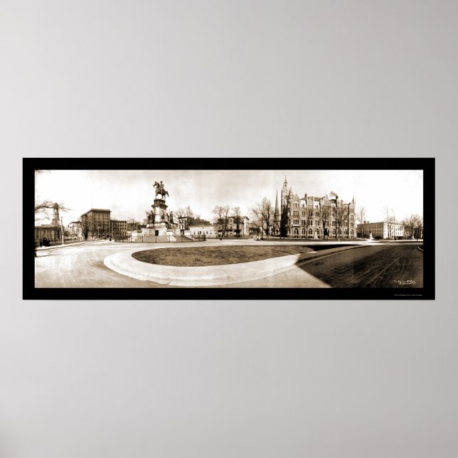 Póster Richmond, VA Capitol Foto 1909 (Frente)