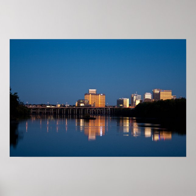 Poster Richmond, VA River City (Frente)