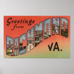 Poster Richmond, Virgínia - grandes cenas 2 da letra