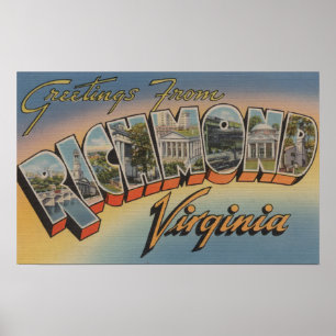 Poster Richmond, Virgínia - grandes cenas 4 da letra