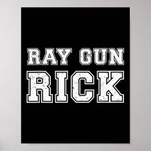 Poster Rick Arma de Raios Meme Engraçado Para Jogadores