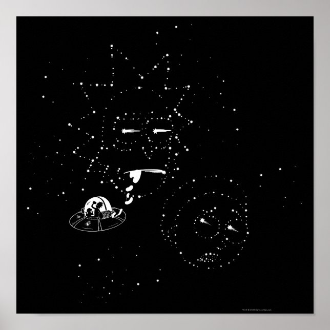 Poster RICK E MORTY™ | Constelações (Frente)