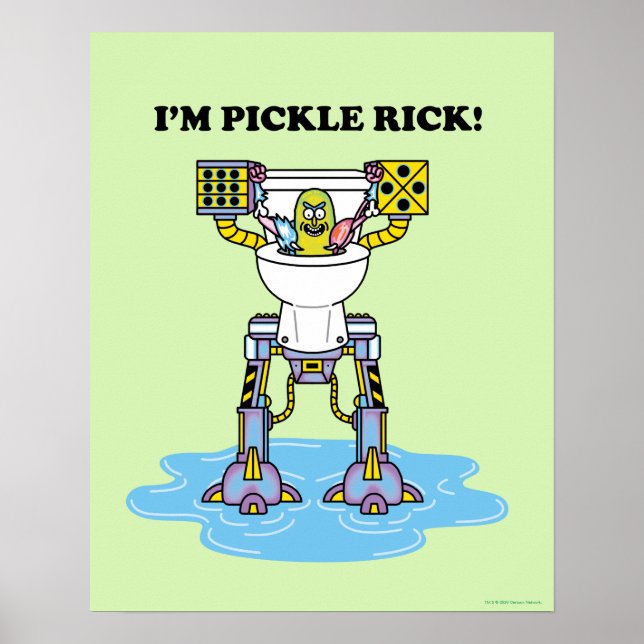 Poster RICK E MORTY™ | Fia de pinheiro de Rick (Frente)