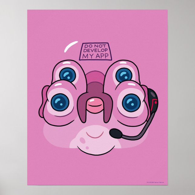 POSTER RICK E MORTY™ | NÃO DESENVOLVER A MINHA APLICAÇÃO (Frente)