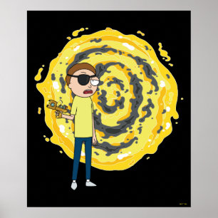 Poster RICK E MORTY™   Portal de mau Morty