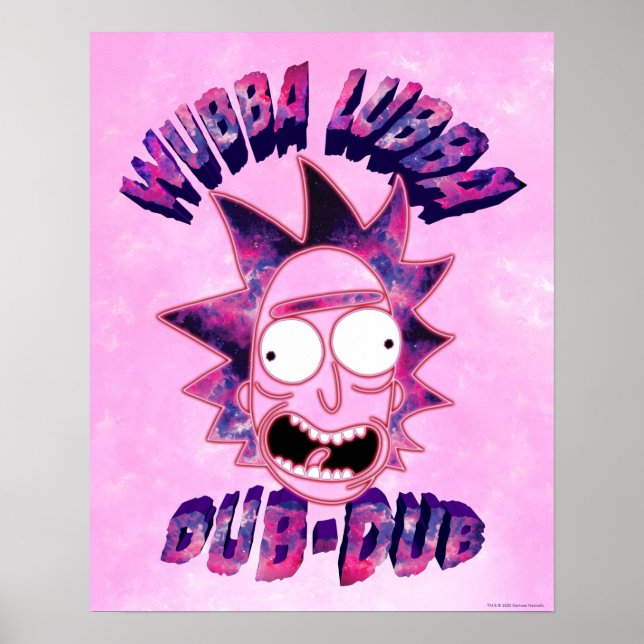 Poster RICK E MORTY™ | Wubba Lubba Dub-Dub (Frente)