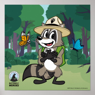 Póster Rick Ranger Herói da Borboleta - Sinal da Borbol