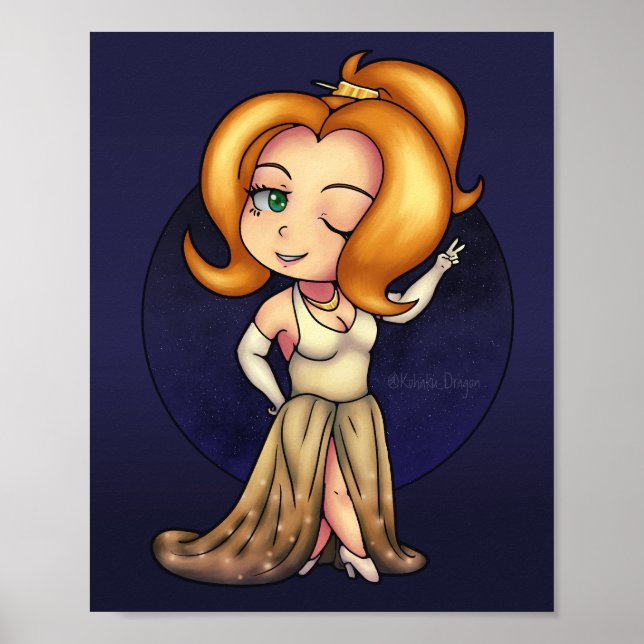 Poster Rico Chibi Girl (Frente)