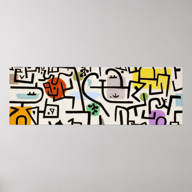 Poster Rico Porto de Paul Klee  (Frente)
