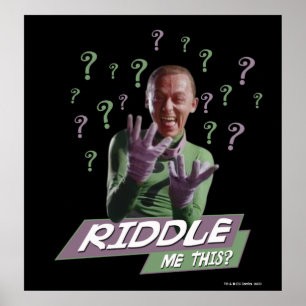 Póster Riddler - Encoste-Me Isto