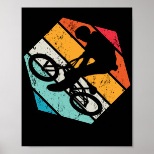 Poster Rider de BMX da Vintage Rider