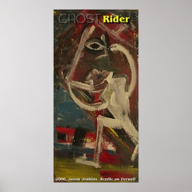 PÓSTER RIDER DE FANTASMA (Frente)