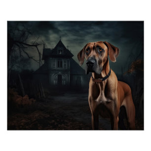 Póster Ridgeback Ridgeback Halloween Ascary