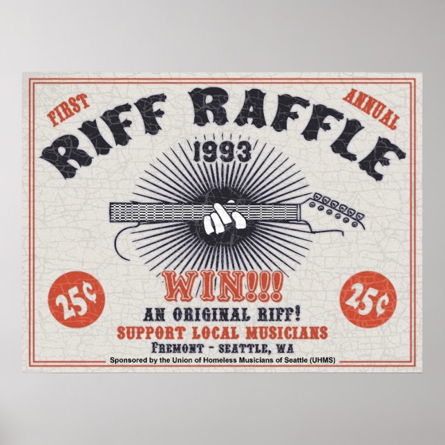 Póster Riff Raffle (Frente)