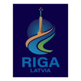 Póster Riga Letônia