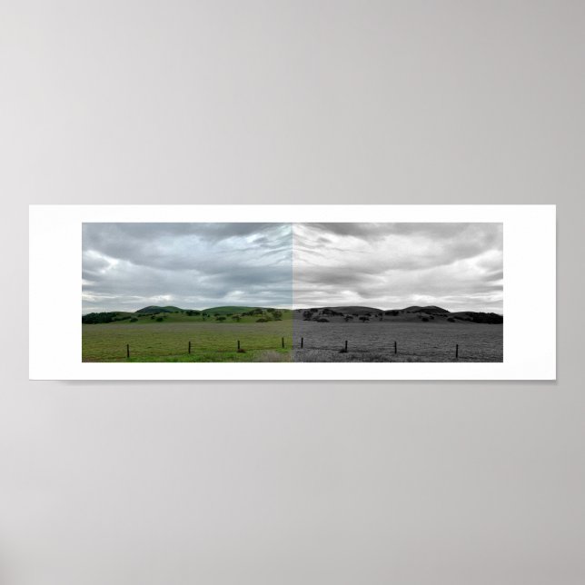 Poster Right Side of the Road Reflection Photography (Frente)