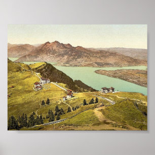 Poster Rigi Staffel e Pilatus, Rigi, classi da suiça