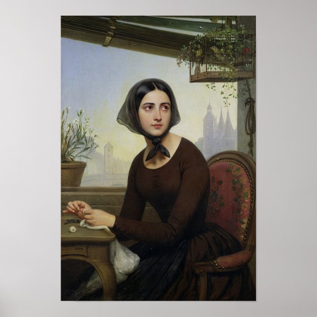 Póster Rigolette tentando se distrair (Frente)