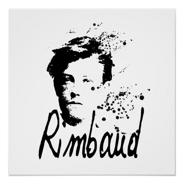 Póster RIMBAUD Retrato Graphic Art Perfect Poster (Frente)