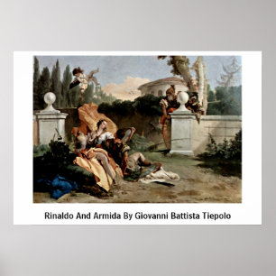 Poster Rinaldo And Armida By Giovanni Battista Tiepolo