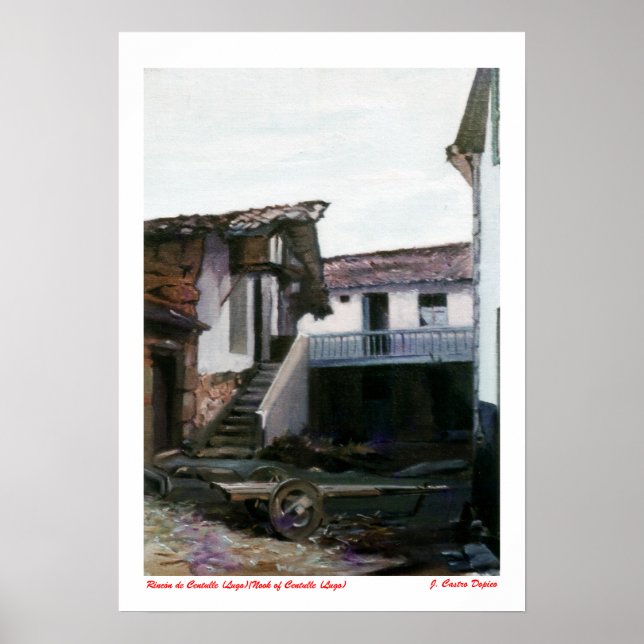 Póster Rincón de Centulle (Lugo)/Nook of Centulle (Lugo) (Frente)