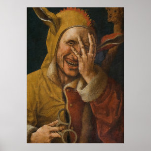 Poster Rindo de idiota