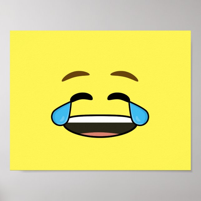 Poster Rindo Emoji (Frente)
