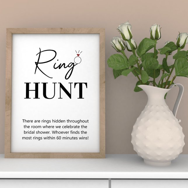 Poster Ring Hunt - Sinal de Jogo Bridal (Criador carregado)