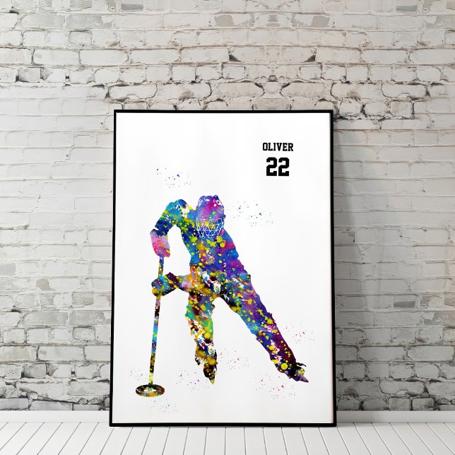 Poster Ringette Player (Criador carregado)