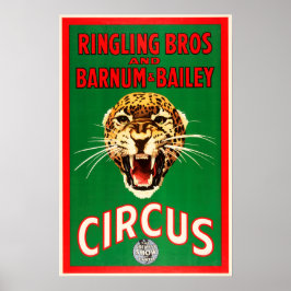 Poster RINGLING BROS & BARNUM BAILEY BAILEY Anúncio CIRCU