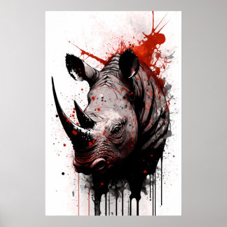 Poster Rinoceronte