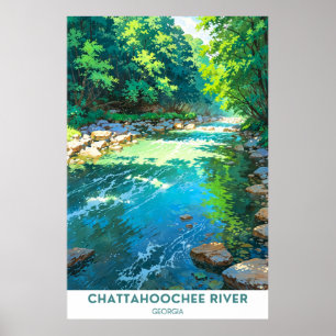 Poster Rio Chattahoochee, Geórgia
