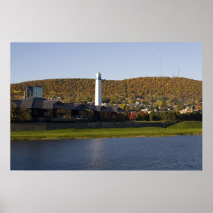 Póster Rio de Chemung em Corning NY