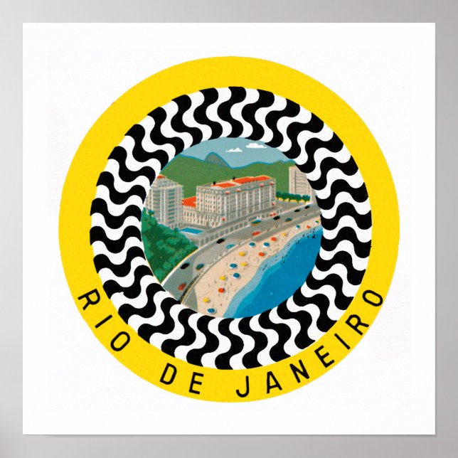 Poster Rio de Janeiro (Frente)