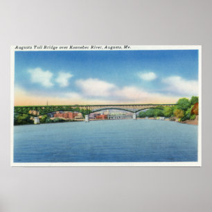 Poster Rio de Janeiro Kennebec, Ponte Augusta Toll