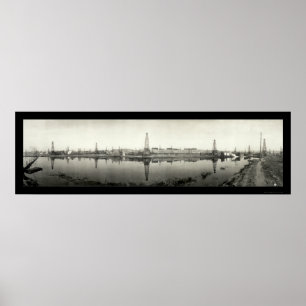 Poster Rio de Kern, foto 1910 do óleo de CA