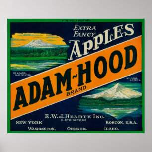 Póster Rio de LabelHood da caixa de Apple da Adam-Capa,