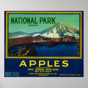 Póster Rio de LabelHood da caixa de Apple do parque