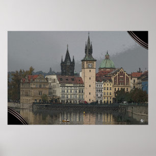 Póster Rio de PRAGA - de Vltava