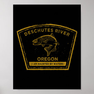 Poster Rio Deschutes Oregon Fly Fishing Premium