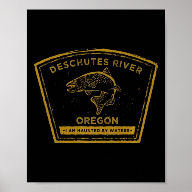 Poster Rio Deschutes Oregon Fly Fishing Premium  (Frente)