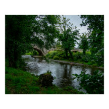 Rio Elwy sereno e Ponte de St. Asaph
