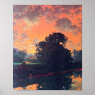 Poster Rio Em Scutney, Por Maxfield Parrish