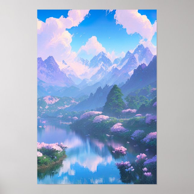 Poster Rio em um Vale Bonito (Frente)