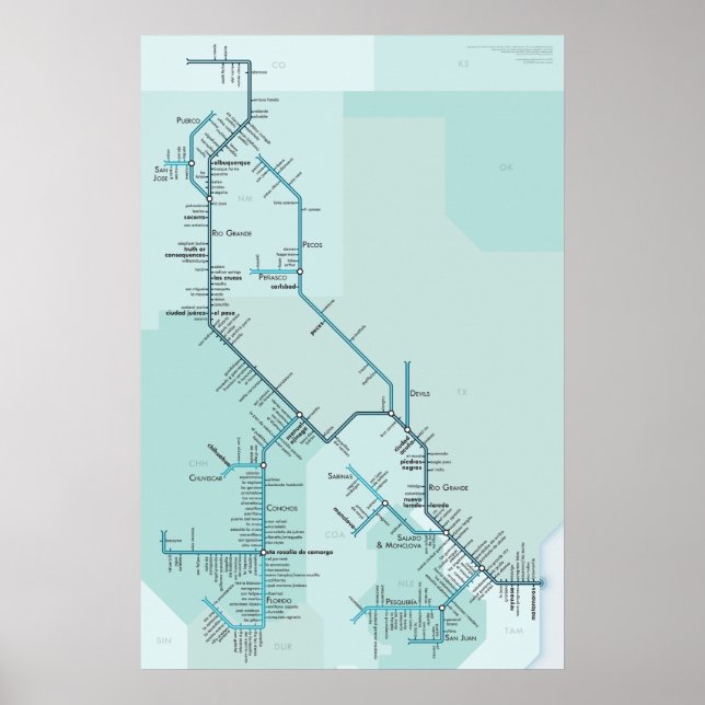Póster Rio Grande 20 x 30 (Frente)