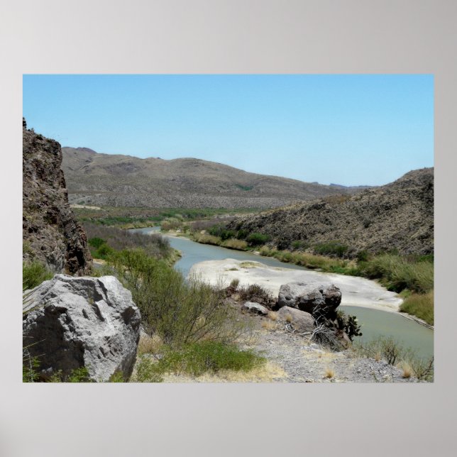 Poster Rio Grande - Texas (Frente)