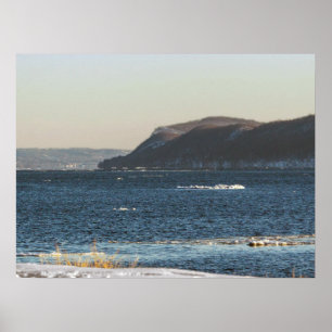Póster Rio Hudson Thaw