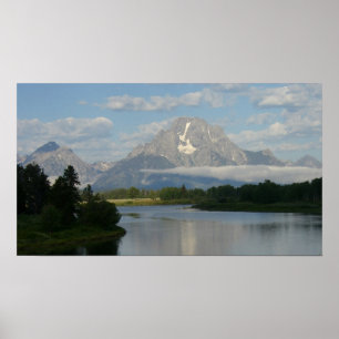 Póster Rio Jackson Hole no Parque Nacional Grand Teton