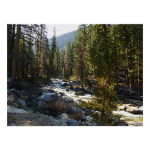 Póster Rio Kaweah no Parque Nacional de Sequoia