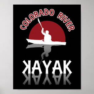 Poster Rio Kayaking Colorado - Kayak